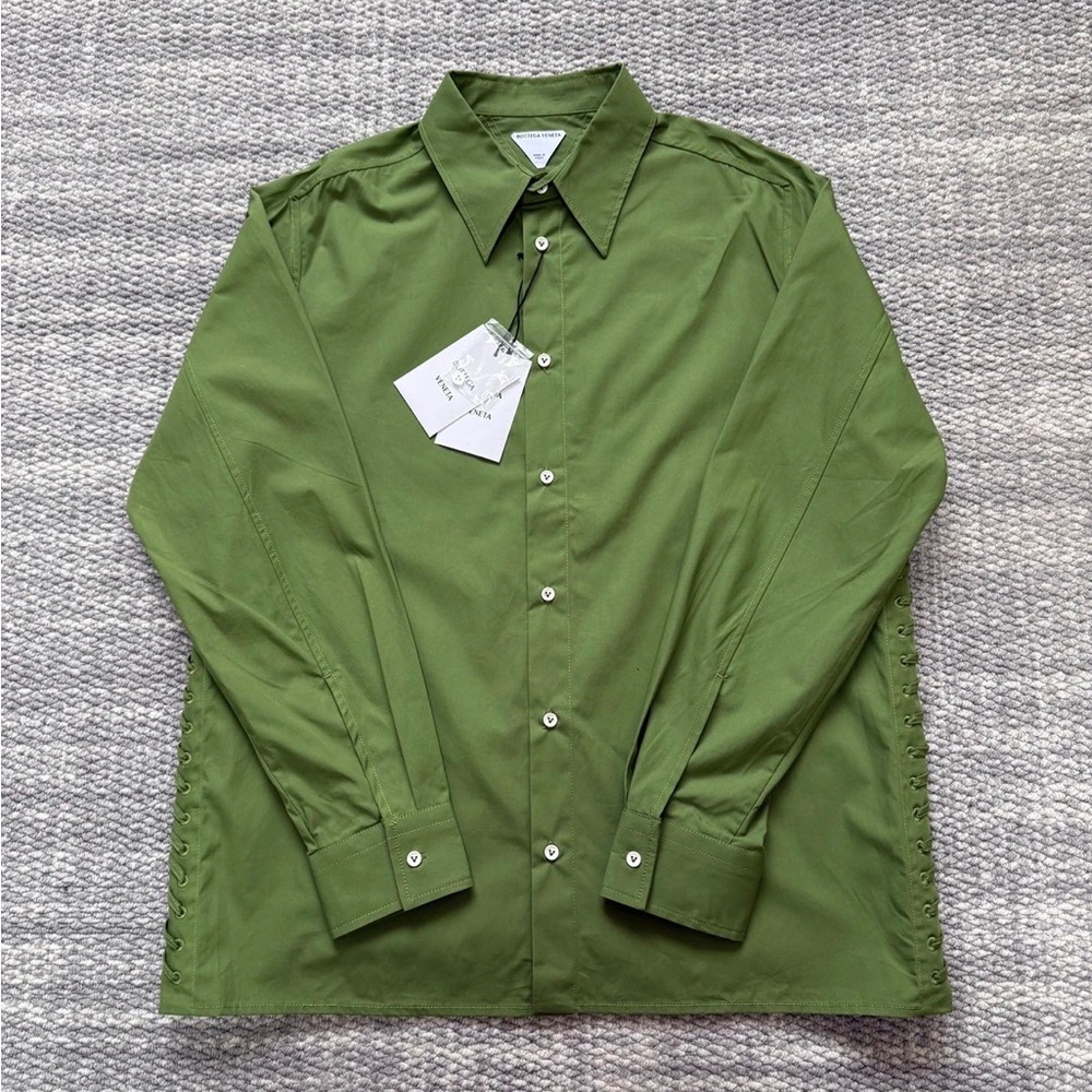 Bottega Veneta Olive Green Shirt